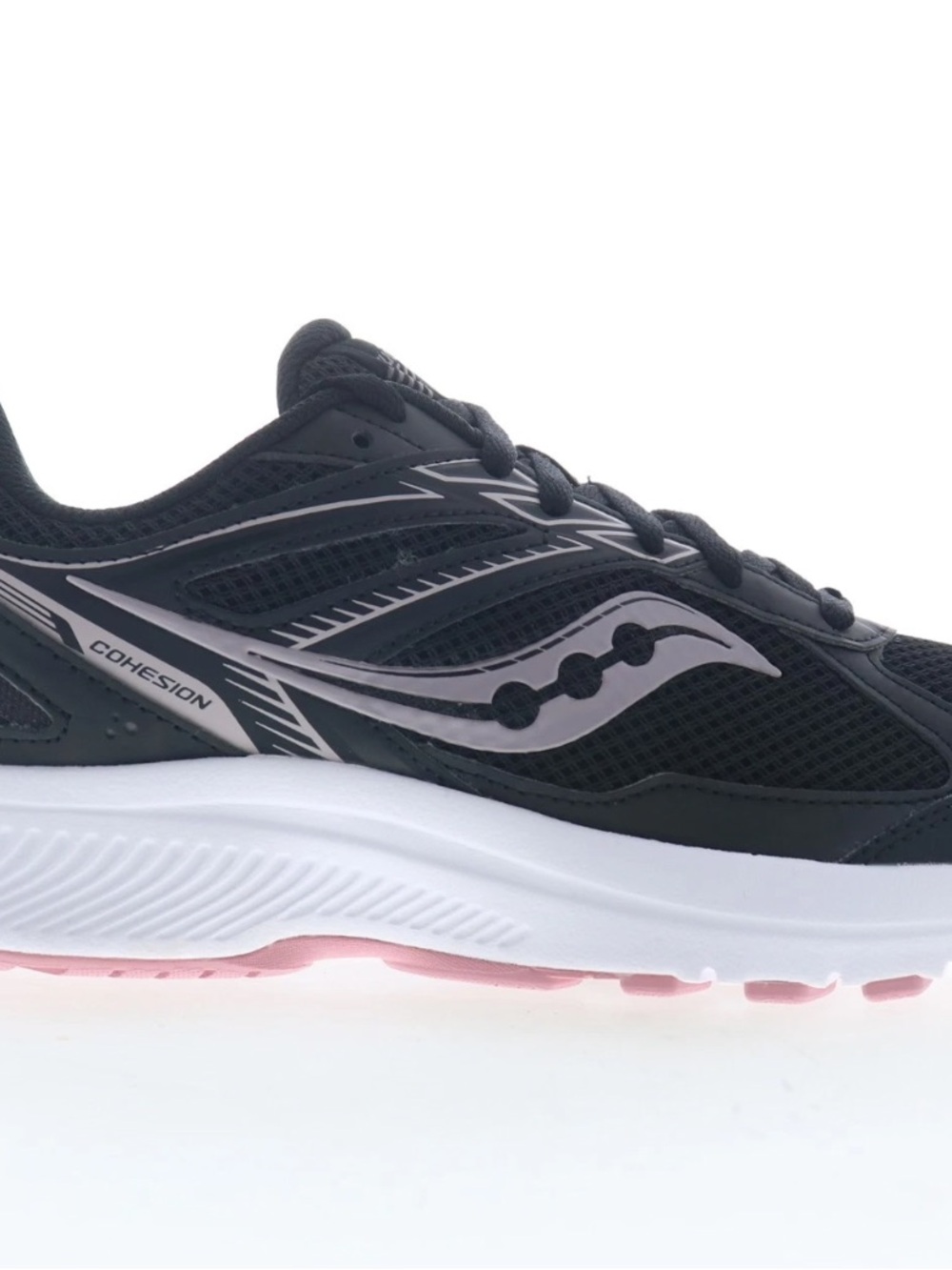 Saucony Cohesion 14 S10628-1 Womens Black Synthetic Athletic Running Shoes 9